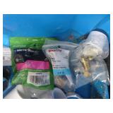 Tote of Plumbing Supplies