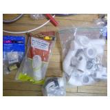 Tote of Plumbing Supplies