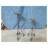 Floor Lamp and Candle Holders