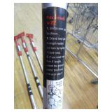 4 Zip Wall Poles