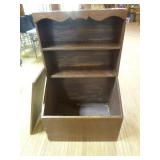 Wooden Toy box with Shelves