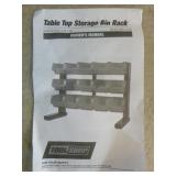 Tool Shop 15 Bin Bench Top Storage Rack