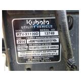 2014 Kubota Utility Vehicle