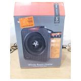 Vornado Forced Air Velocity 5 Whole Room 1500-Watt 5118 BTU Electric Space Fan Electric Heater Furnace, Black