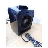 Vornado Forced Air Velocity 5 Whole Room 1500-Watt 5118 BTU Electric Space Fan Electric Heater Furnace, Black