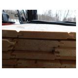 1 x 6 Ponderosa Pine #3 Tongue & Groove Reversible  V Front / Nickel Gap Back - 640 Linear Feet