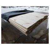 1 x 6 Ponderosa Pine #3 or better Tongue & Groove Reversible WP4 V Front / Nickel Gap Back - 576 Linear Feet