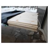 1 x 6 Ponderosa Pine #3 or better Tongue & Groove Reversible WP4 V Front / Nickel Gap Back - 1,024 Linear Feet