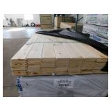 1 x 6 Ponderosa Pine #3 or better Tongue & Groove Reversible WP4 V Front / Nickel Gap Back - 480 Linear Feet