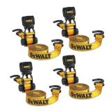 DEWALT 1.0 in. x 12 ft. Ratchet Tie-Down Straps 1500 lbs. Break Strength (4-Pack)