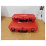 NEW - Milwaukee M18 18V Lithium-Ion 1/2 in. to 4 in. Force Logic 6-Ton Cordless Knockout Tool Kit with Die Set, One 2.0Ah Batteries