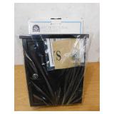 Architectural Mailboxes Chelsea Black, Small, Steel, Locking, Wall Mount Mailbox