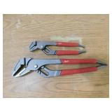 Milwaukee 6 in. and 10 in. Straight-Jaw Pliers Set (2-Piece)