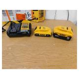 DEWALT 20V MAX Lithium-Ion Battery Kit with 5.0Ah and 2.0Ah Battery and Charger