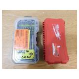 (2) Drill Bit sets - Milwaukee - Ryobi
