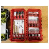 (2) Drill Bit sets - Milwaukee - Ryobi