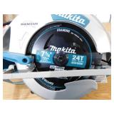 Makita 15 Amp 7-1/4 in. Corded Lightweight Magnesium Circular Saw with LED Light, Dust Blower, 24T Carbide blade, Hard Case