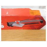 Rubi Practic 61 Plus-24 in. Tile Cutter with Tungsten Carbide Blade and Roller Guide