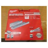 Milwaukee 1/2 in. Drive SAE/Metric Ratchet and Socket Mechanics Tool Set (47-Piece)