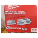 Milwaukee 3/8 in. and 1/4 in. Drive SAE/Metric Ratchet and Socket Mechanics Tool Set with PACKOUT Case (106-Piece)