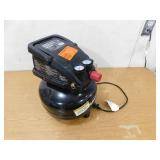 Husky 3 Gal. 120 PSI Portable Electric Oil-Free Light Duty Pancake Air Compressor with Fold Down Handle and 1-Quick Coupler