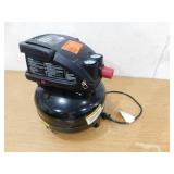 Husky 3 Gal. 120 PSI Portable Electric Oil-Free Light Duty Pancake Air Compressor with Fold Down Handle and 1-Quick Coupler