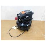 Husky 3 Gal. 120 PSI Portable Electric Oil-Free Light Duty Pancake Air Compressor with Fold Down Handle and 1-Quick Coupler