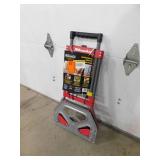 Milwaukee 150 lbs. Convertible Fold-Up Steel Hand Truck with One 60 in. Bungee Cord