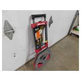 Milwaukee 150 lbs. Convertible Fold-Up Steel Hand Truck with One 60 in. Bungee Cord