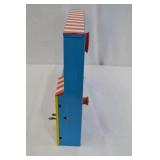 Carnival Shooting Gallery Tin Toy Arcade with Striped Canopy