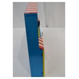Carnival Shooting Gallery Tin Toy Arcade with Striped Canopy