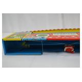 Carnival Shooting Gallery Tin Toy Arcade with Striped Canopy