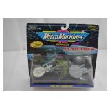 MicroMachines Star Trek Generations Space 3-Pack Lot (NCC-1701, Klingon Bird-of-Prey, Romulan Warbird)