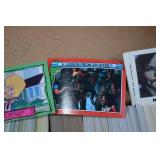 Box of Assorted Vintage Trading Cards - Spider-Man, TMNT, Valley Girl, Mugshot Card