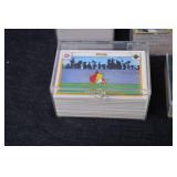 Five Vintage Cartoon Trading Card Sets in Clear Display Cases - Includes Amazing Fantasy Spider-Man