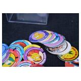 Simpsons Round Character Discs - Collectible Tokens Lot