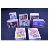Vintage Movie Card Display Boxes - The Wizard of Oz, The Avengers in Color - Assorted Titles