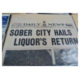 Vintage Magazine & Newspaper Lot - The Literary Digest, Look, Daily News Final