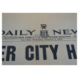 Vintage Magazine & Newspaper Lot - The Literary Digest, Look, Daily News Final