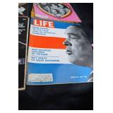 LIFE Magazine Lot - Vintage 1956-1971 Collection (Khrushchev, JFK, Disney, LOOK)