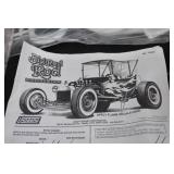 Lindberg Big Red Rod Limited Edition Kit 73044 - Model Car