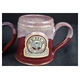 Medallion Mugs - Set of 6 Ceramic Mugs with Crest Emblems