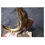 Philadelphia Mfg Co Sailfish Pair - Hand Cast Plated Metal Figurines