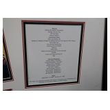 Michael Jackson BAD Framed Album Collage with Vinyl LP Display Size 29x30