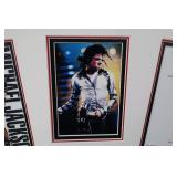 Michael Jackson BAD Framed Album Collage with Vinyl LP Display Size 29x30