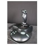 Microsoft SideWinder Joystick - 15-pin DB-15 Connector - Black