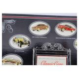 Classic Cars Collector Pins - 8 Vintage Car Pins Set