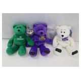 Minnesota Vikings Moss 84 Plush Bear - 3-Pack