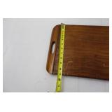 Walter Nathan Panama Wood Serving Tray with Inlaid Panoramic Mosaic