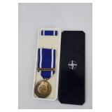 NATO Service Medal - In Service of Peace and Freedom with Blue Ribbon
